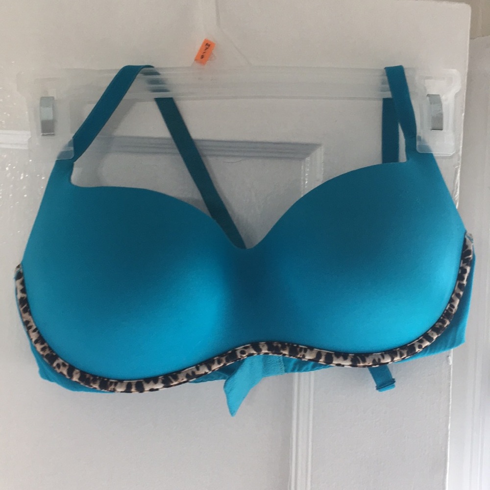 Blue balconet push-up bra Victoria secret